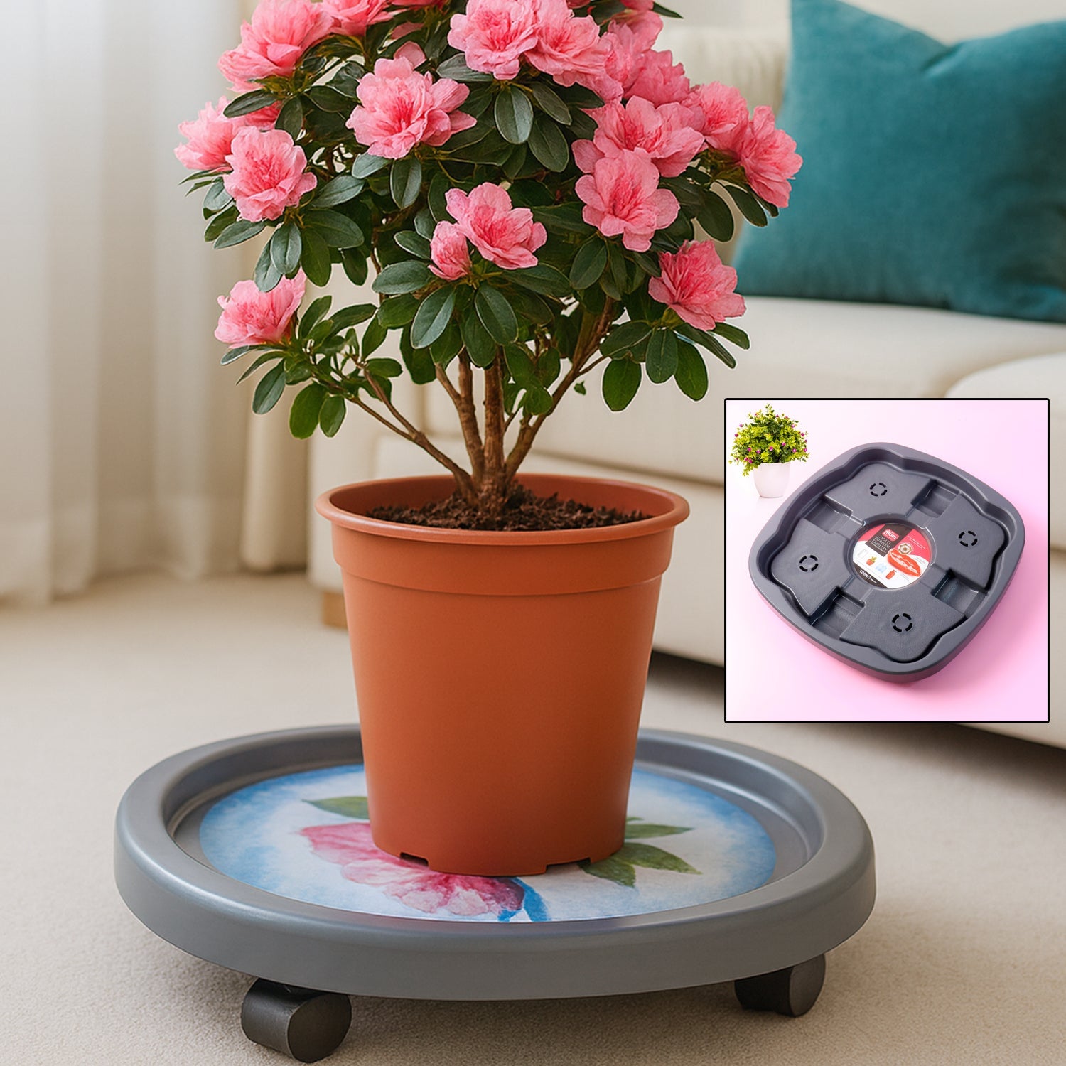 Supermom Plastic Multi Purpose Heavy Duty Gas Cylinder Trolley Supermom Plastic Multi Purpose Heavy Duty Gas Cylinder Trolley